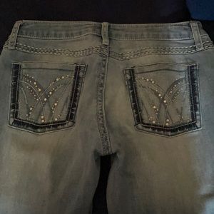 Whitewash wrangler jeans. Bootcut. Size 3 length 34